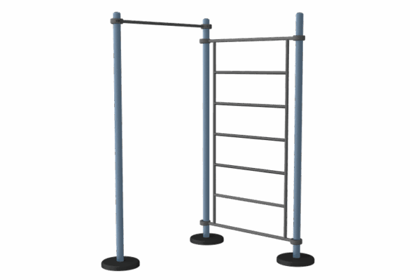 MB 7.60/15 Combined Pull Up And Wall Bars