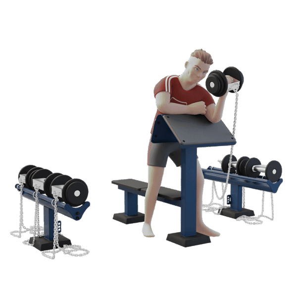 MB 7.33 Dumbbell Set (Light) - Afbeelding 5