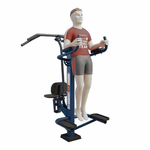 MB 7.03 Combined Pull Down and Leg Raise Station - Afbeelding 8