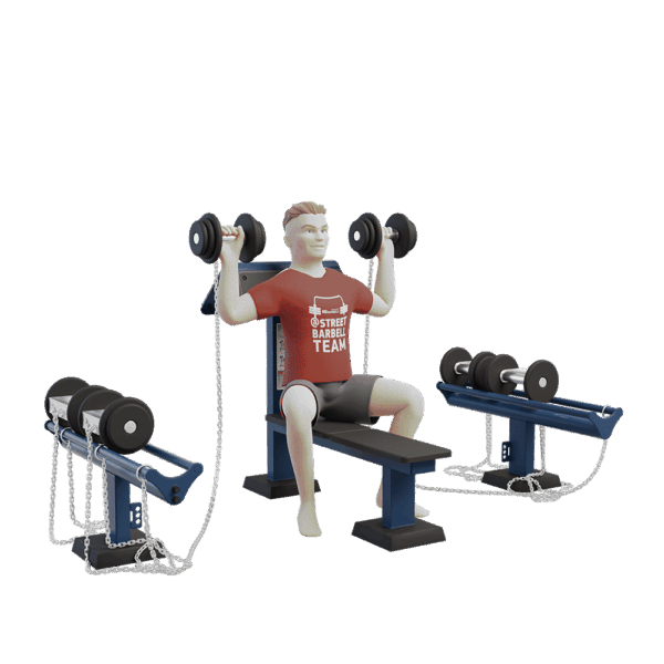 MB 7.33 Dumbbell Set (Light) - Afbeelding 8