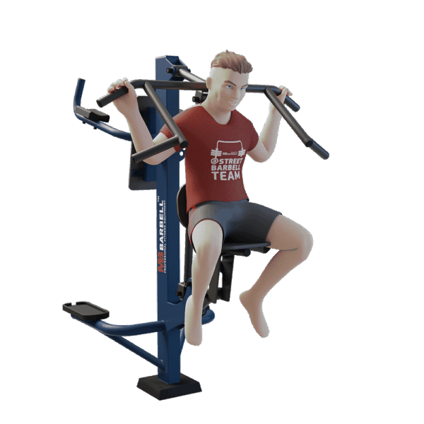 MB 7.03 Combined Pull Down and Leg Raise Station - Afbeelding 5
