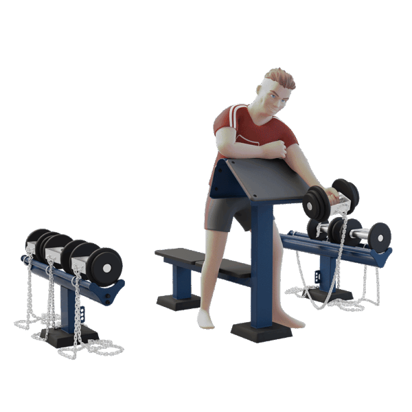 MB 7.33 Dumbbell Set (Light) - Afbeelding 10